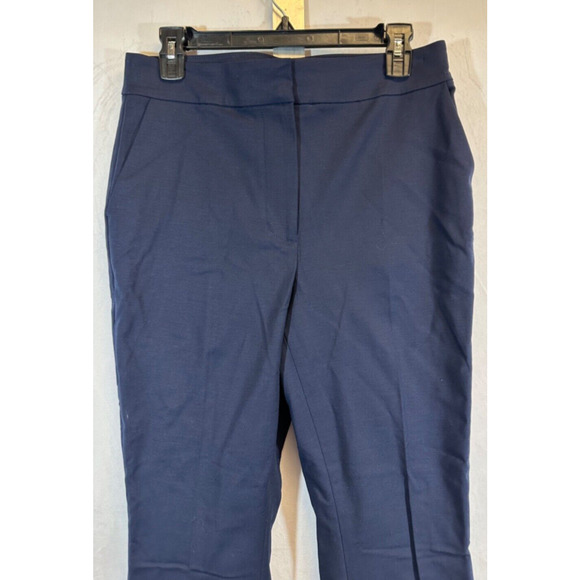 Boden Navy kick flare Cropped Pants - Picture 2 of 8